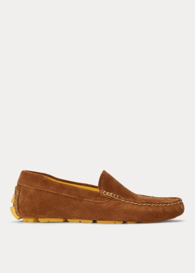 Mocasines Polo Ralph Lauren Hombre Marrom - Anders Suede - NQGMD0893